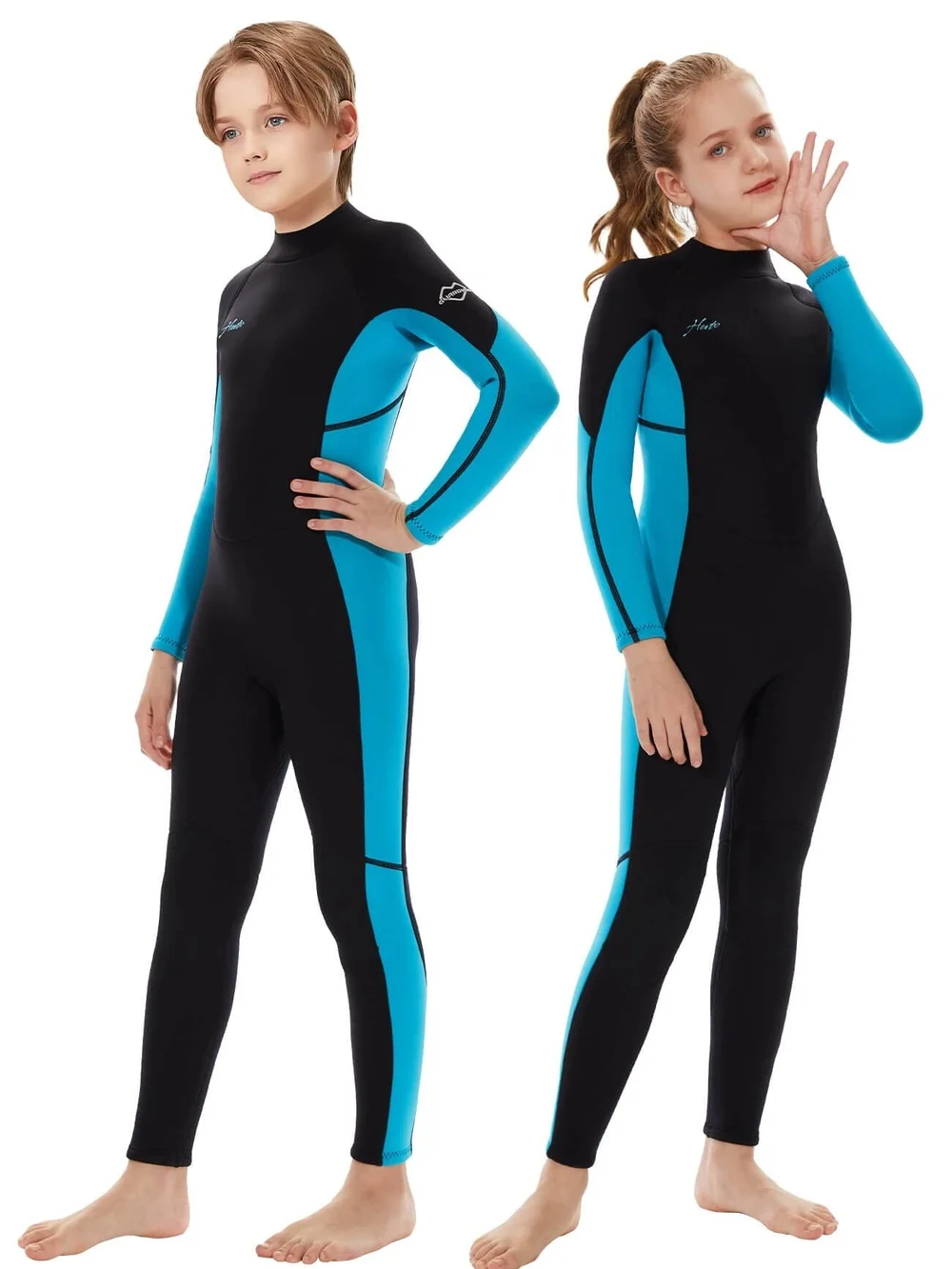 Hevto Unisex Youth 3/2mm Neoprene Full Wet Suit